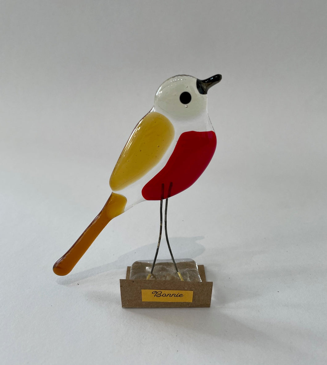 'Bonnie' Glass Bird