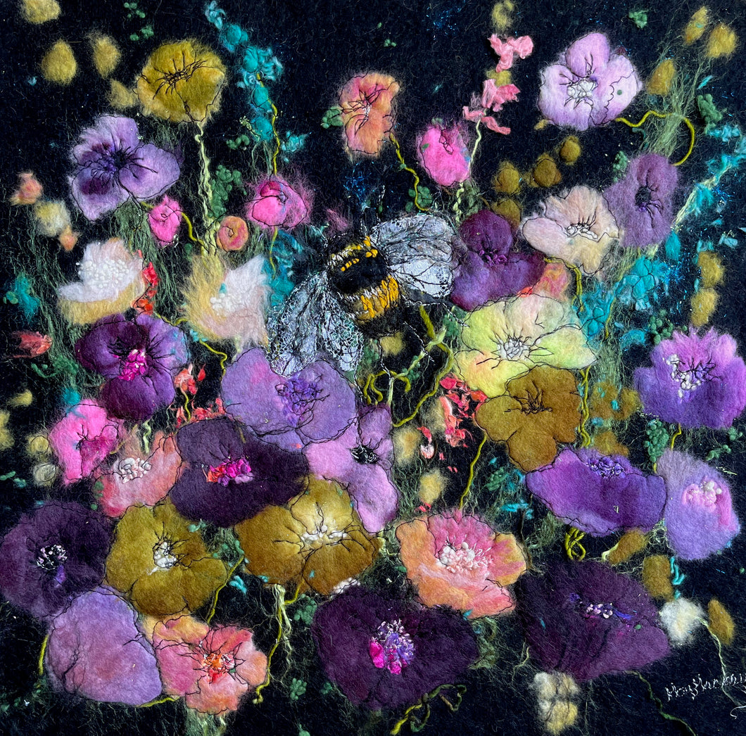 Flower Mix and Bee