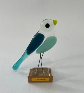 'Matisse' Glass Bird