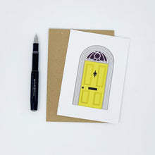 Load image into Gallery viewer, New Home - Yellow Door - Greeting Card
