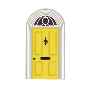 New Home - Yellow Door - Greeting Card