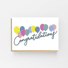 Load image into Gallery viewer, Congratulations Balloons - Greeting Card
