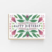 Load image into Gallery viewer, Happy Birthday - Floral Autumn Design - Greeting Card
