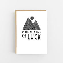 Load image into Gallery viewer, Mountains of Luck - Greeting Card
